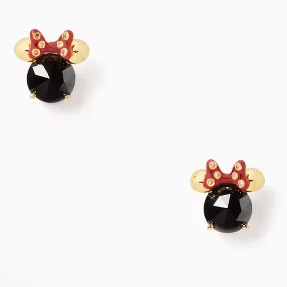 NEW Kate Spade New York x Disney Collaboration Minnie Earrings - Picture 2 of 4